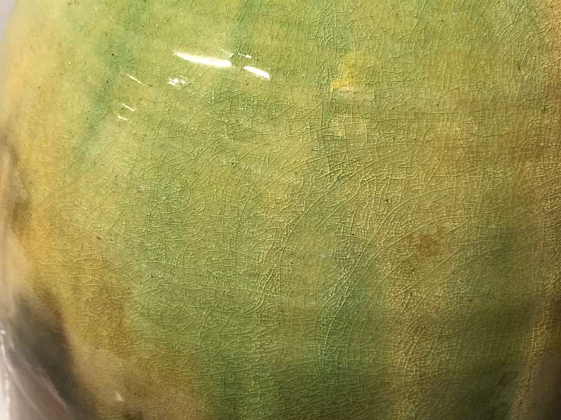LARGE VINTAGE POTTERY VASE - 43CM
