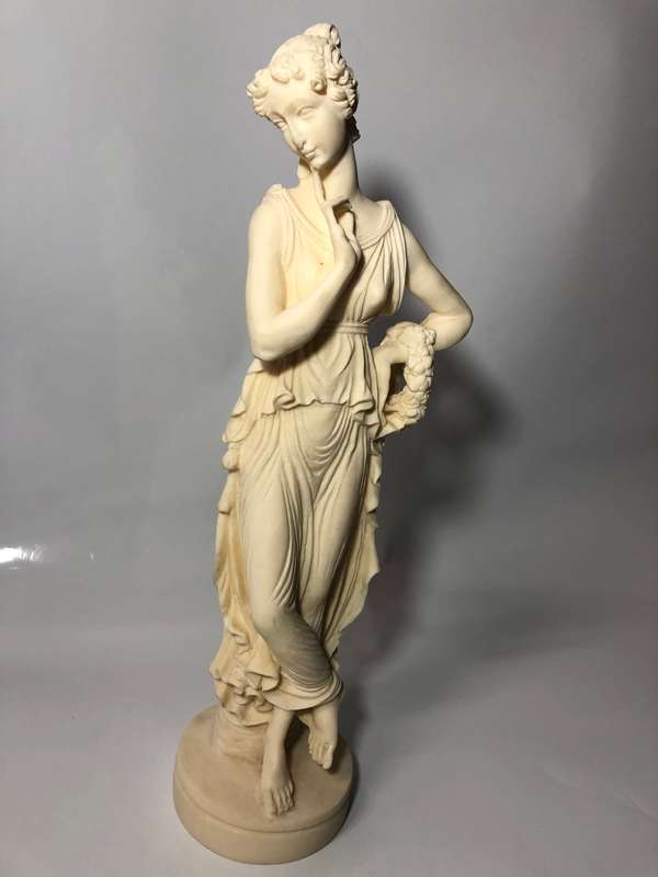 LOVELY VINTAGE RESIN STATUETTE  - 33CM- NEAR PERFECT CONDITION
