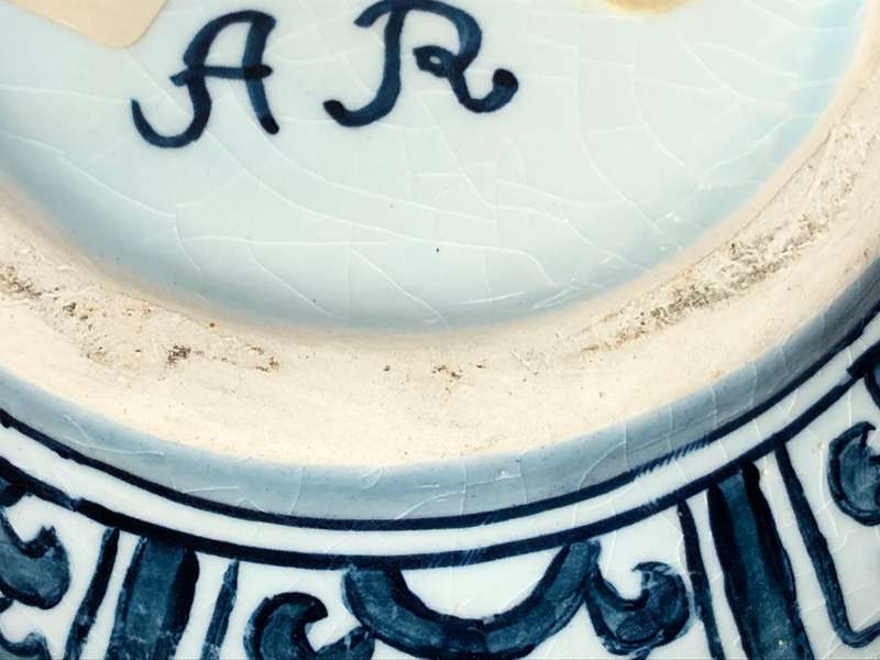 3 BLUE AND WHITE PORCELAIN JARS - PLEASE SEE ALL PHOTOS