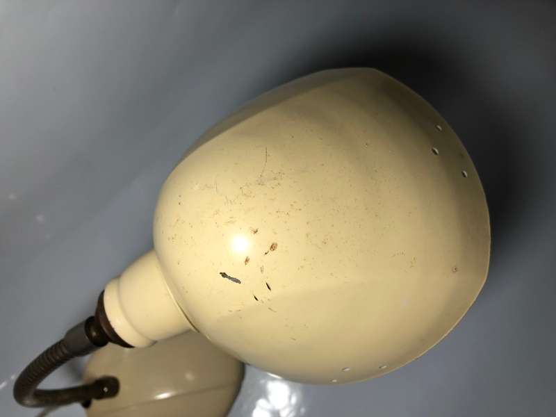 VINTAGE METAL WORK LIGHT - NOT TESTED