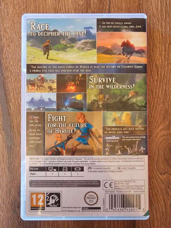 The Legend of Zelda: Breath of the Wild (Nintendo Switch)