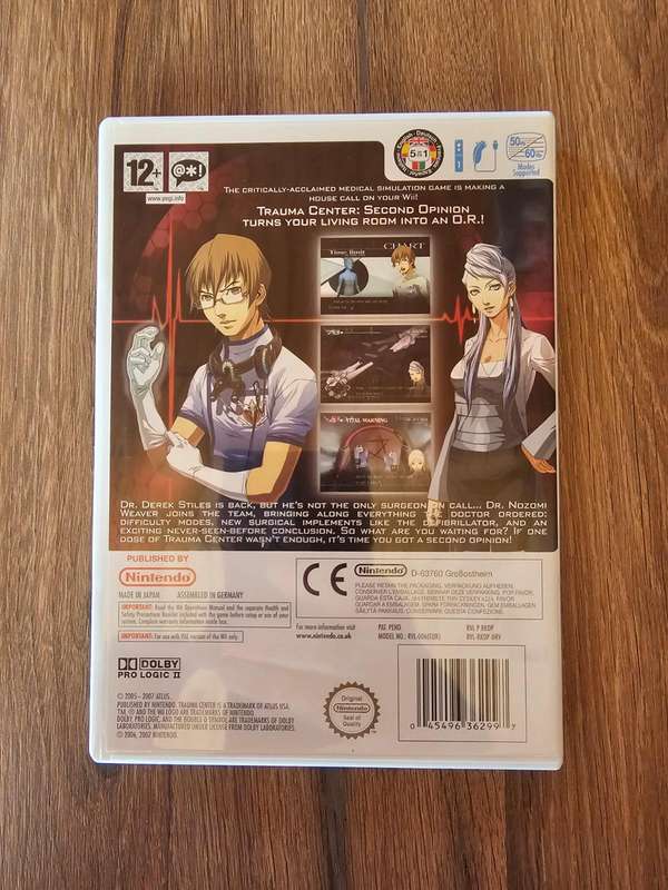 Trauma Center: Second Opinion (Wii, Wii U)