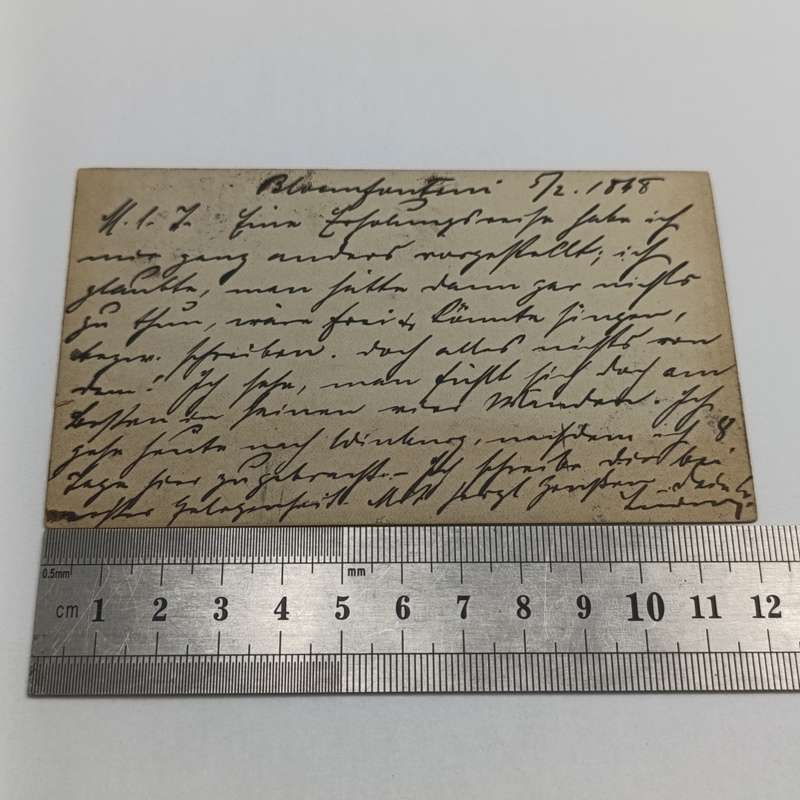 1898 Briefkaart Bloemfontein - Orange Free State to Sondershauzer Thiringer Germany
