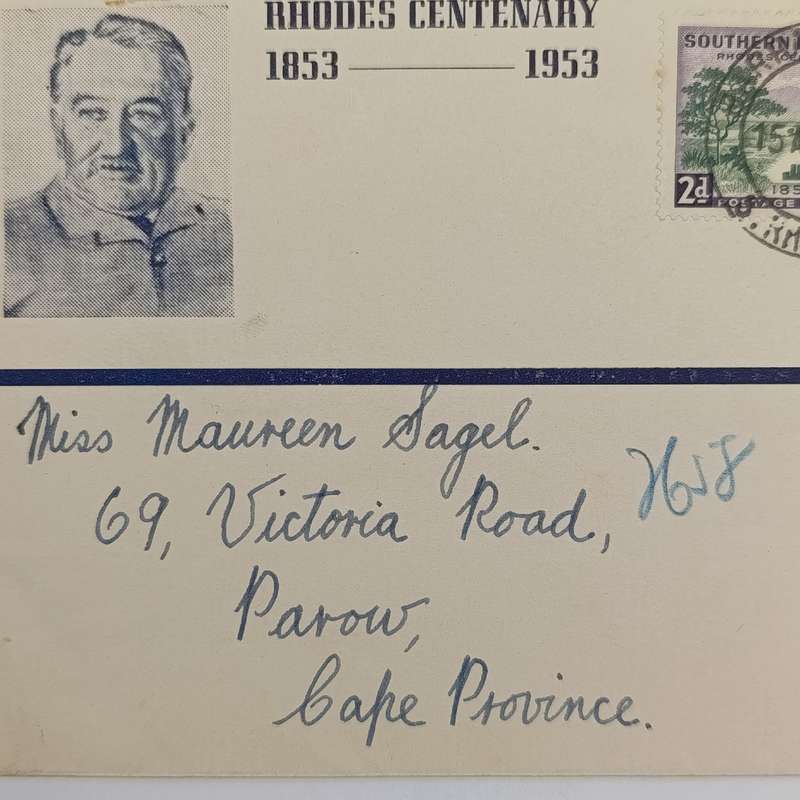 Southern Rhodesia SACC 73- 77 on Rhodes Centenary FDC