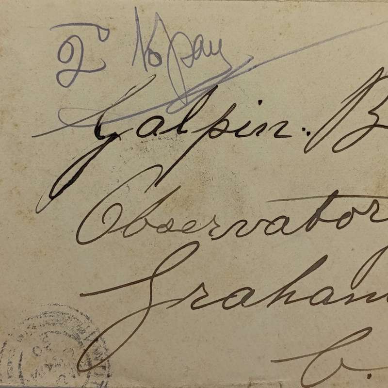 Freestate letter from Orange Free State Rail office to Grahamstown Cape Colony 28 November 1906