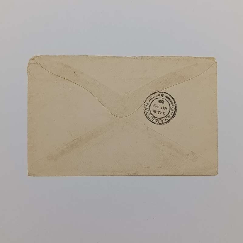 Freestate letter from Orange Free State Rail office to Grahamstown Cape Colony 28 November 1906
