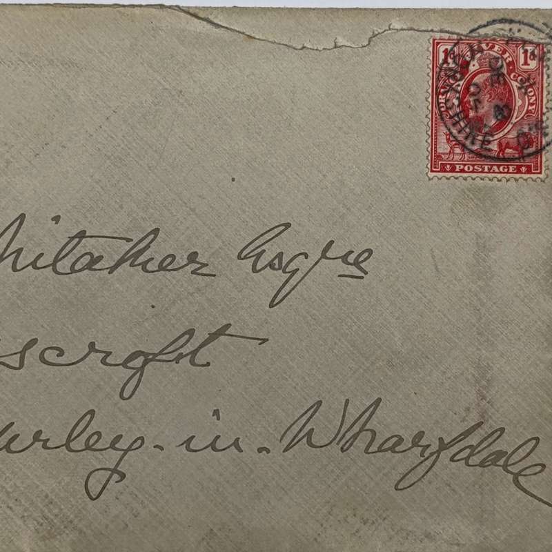 Postal History Great Britain letter from Yorkshire England 8 December 1904 with Orange River Colony