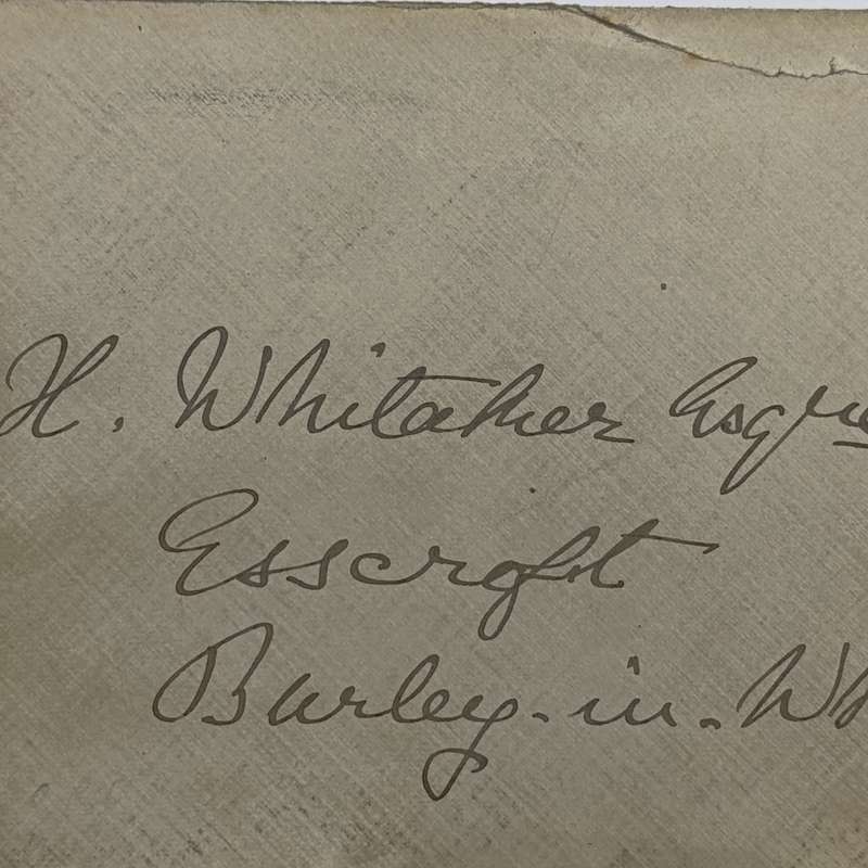 Postal History Great Britain letter from Yorkshire England 8 December 1904 with Orange River Colony