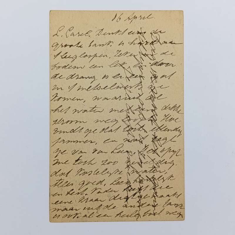 From Ermelo - Transvaal to Piet Retief - Transvaal 17 April 1912 on Orange river