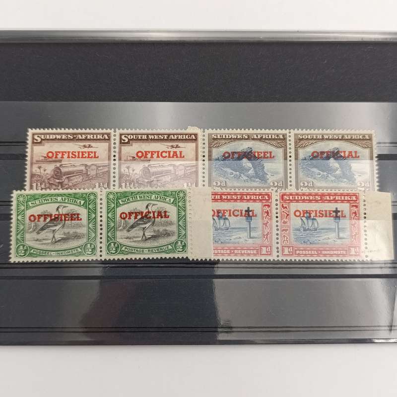 Stamps South Africa SACC 23 - 26 hinged mint pairs