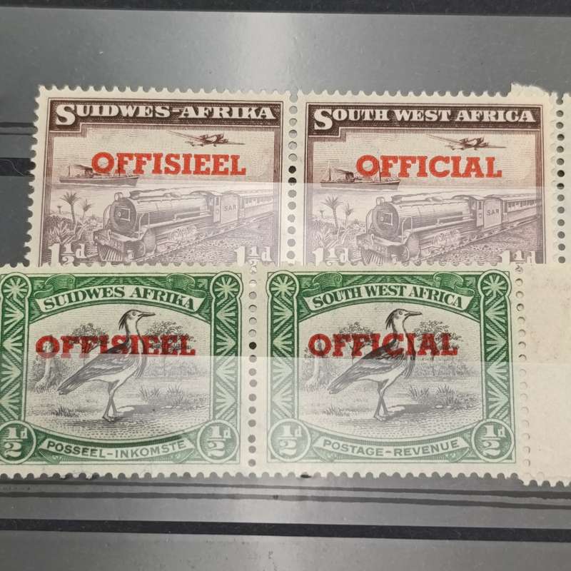 Stamps South Africa SACC 23 - 26 hinged mint pairs