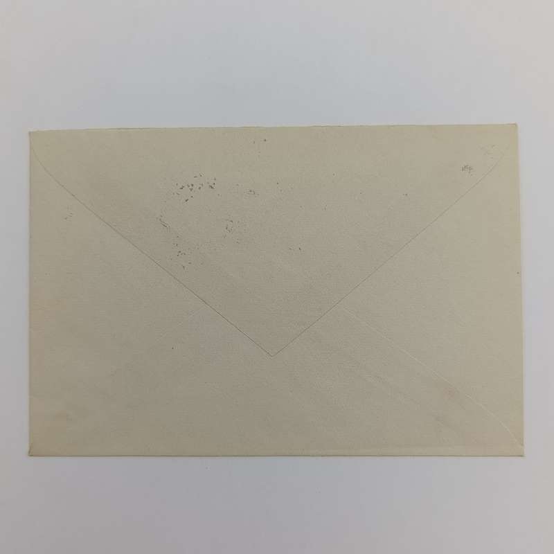Air mail cover Blackawton Devon to Birmingham with 1 penny control pair cancelled 24 Sept 1934
