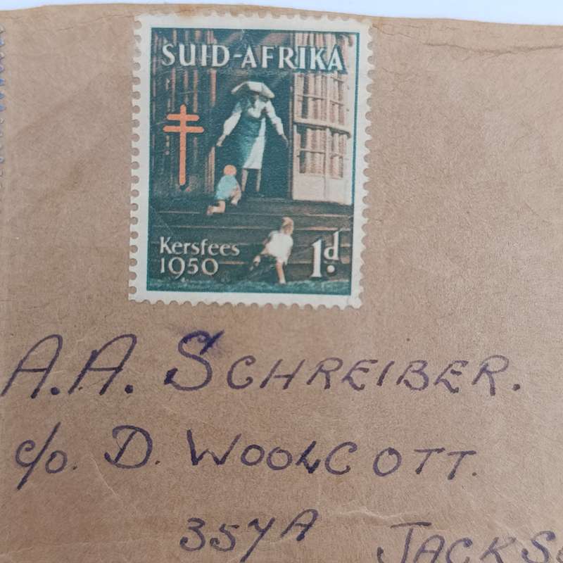 Airmail Front Cape Town South Africa to Petone New Zealand via WELLINGTON