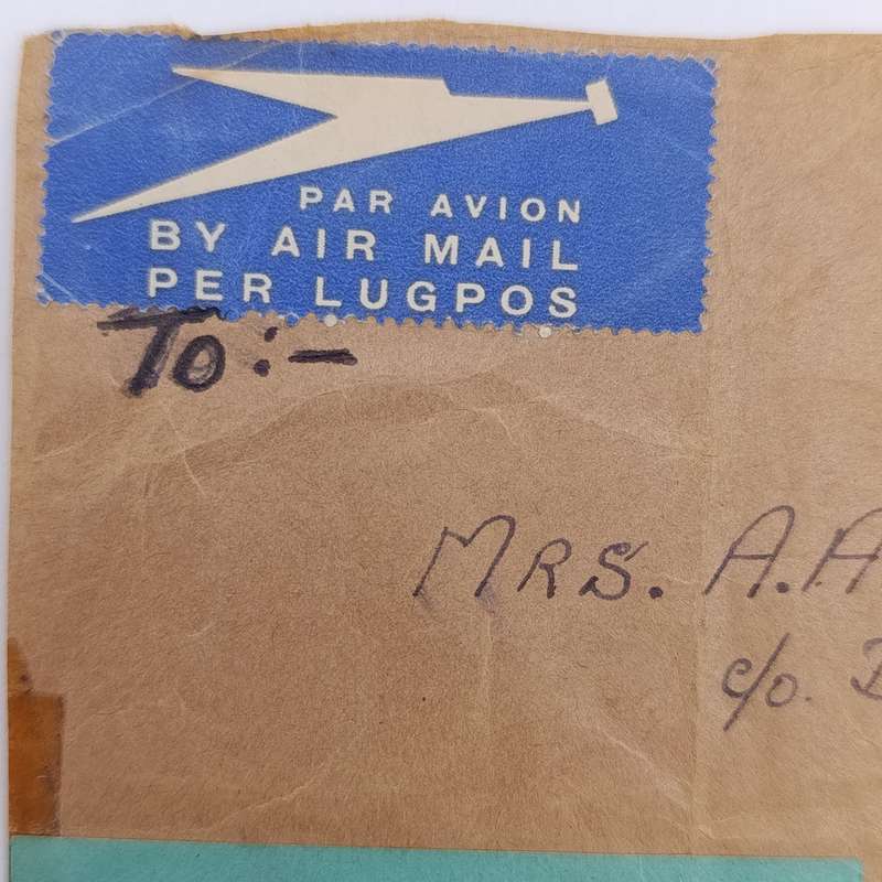 Airmail Front Cape Town South Africa to Petone New Zealand via WELLINGTON