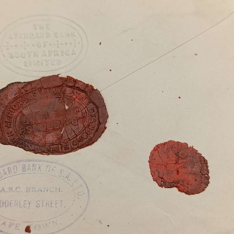 Airmail cover from Cape Town, South Africa to London, England 2 August 1932
