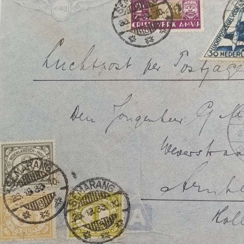 Cover Semarang Dutch East India to Amsterdam Holland