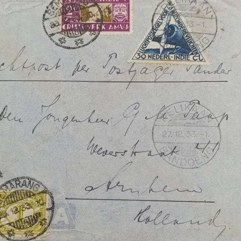 Cover Semarang Dutch East India to Amsterdam Holland