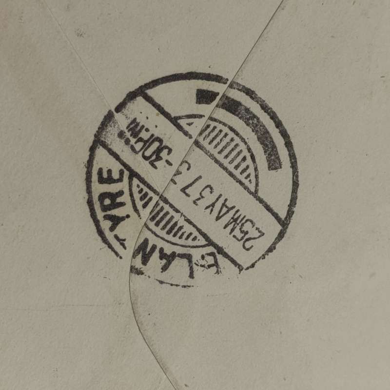 Airmail cover Wagenaars - Kraal South Africa to Blantyre Nyasaland with 3 South African stamps