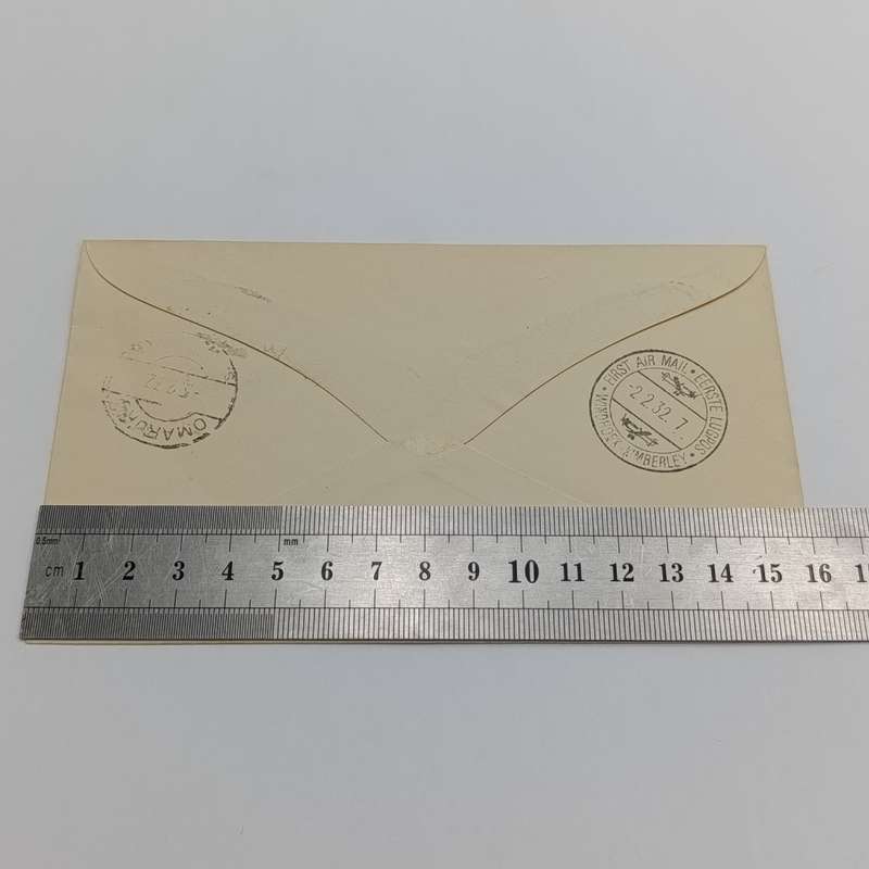 Airmail Cover Upington South Africa to Tsumeb SWA with 4d stamp cancelled Upington 31 Jan 1932