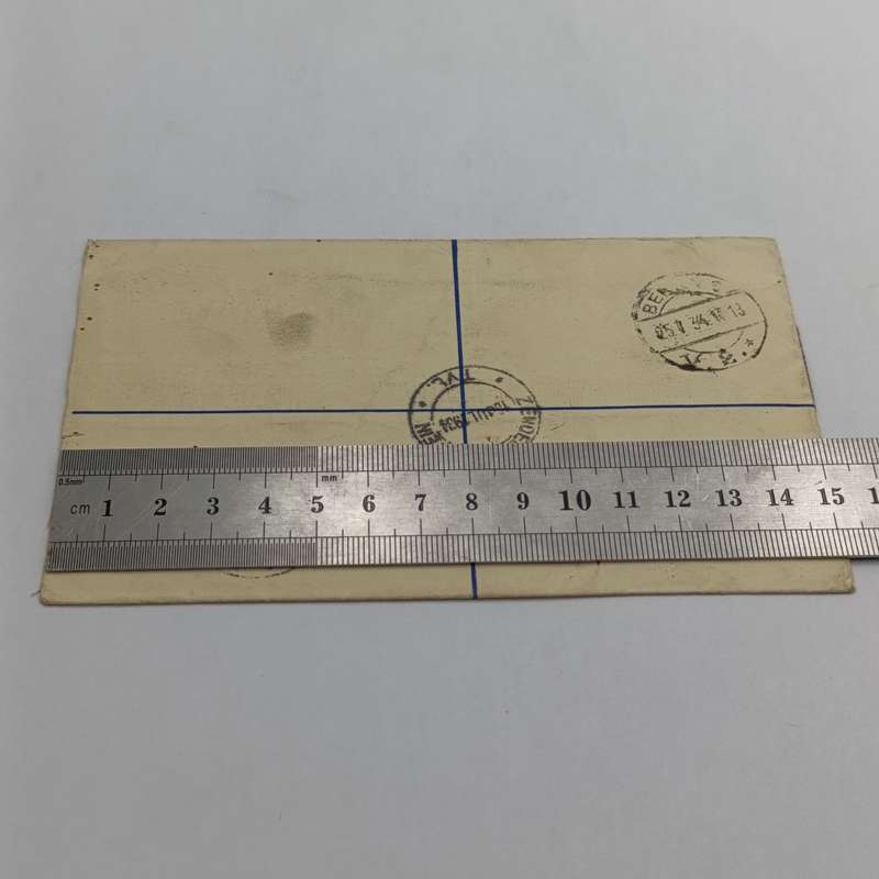 Registered Air Mail cover from Zendelingsfontein South Africa via Klerksdorp and Berlin to Northeim