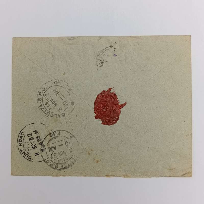 Registered airmail cover with 3 Indo China stamps cancelled HAI-PHONG 25-10-1932