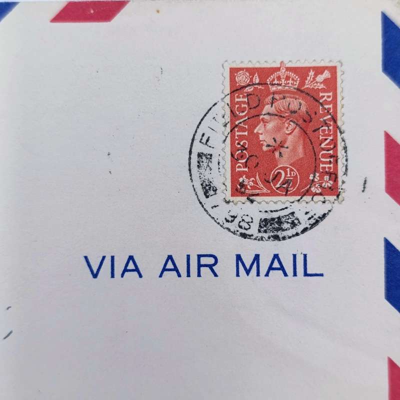 Air Mail cover Field Post office 798 - Forces mail of SAAF in Korea to Cape Town South Africa
