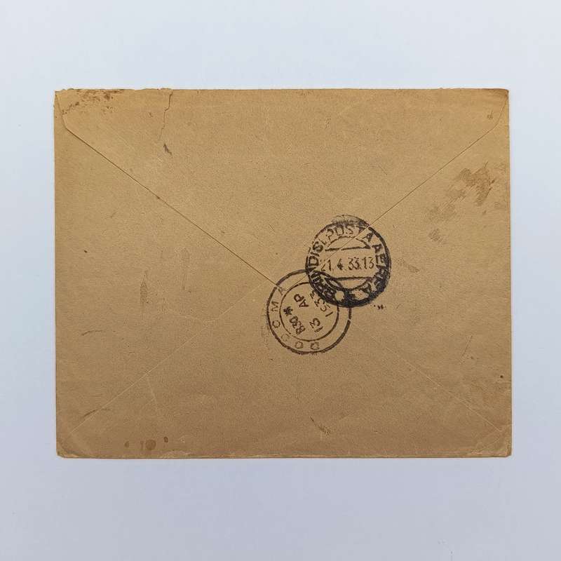 Airmail cover Tanganyika to Germany with 5x Tanganyika stamps cancelled 3 April 1933 Morogoro