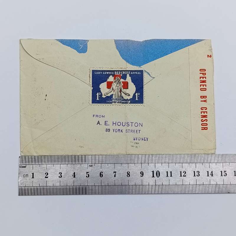 Censor Airmail cover from Sydney Australia to Johannesburg South Africa 7 March 1941