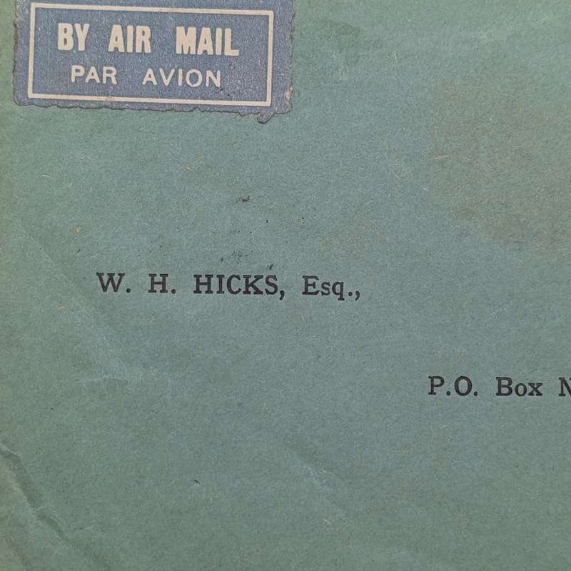 Airmail Cover Liverpool Great Britain to Cape Town South Africa with British One Shilling stamp