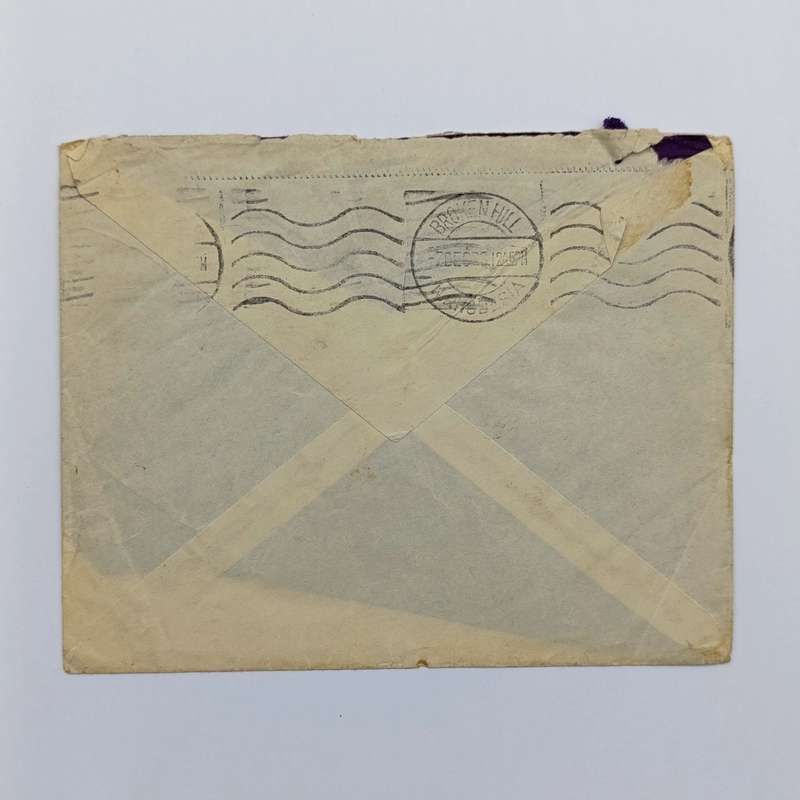 Airmail cover Falkirk Great Britain 27 Jul 1936 to Mazabuka Northern Rhodesia via Broken Hill