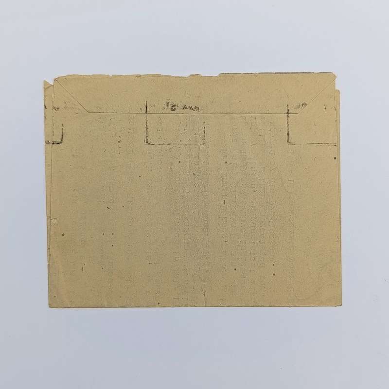 WW2 Air letter used 9 Jan 1946 Cape Town to London with 2 pre-printed 3d stamps
