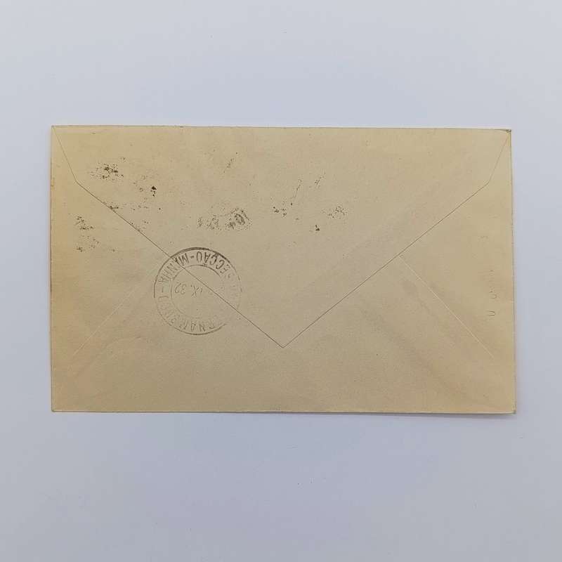 Cover flown from R10 de Janeiro to Recite, Brazil 16 Sept 1932 cancellation