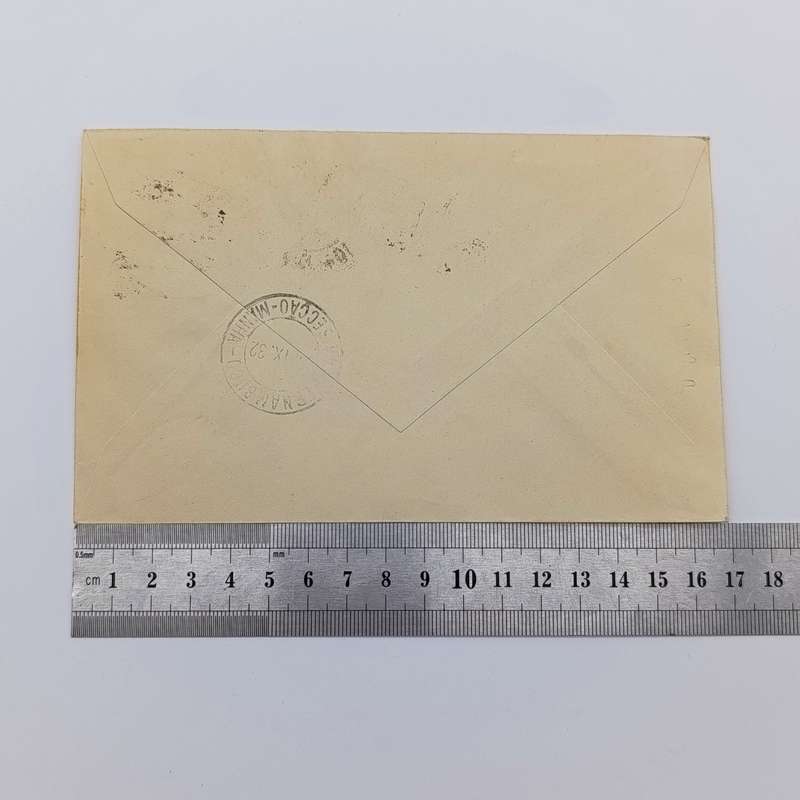 Cover flown from R10 de Janeiro to Recite, Brazil 16 Sept 1932 cancellation