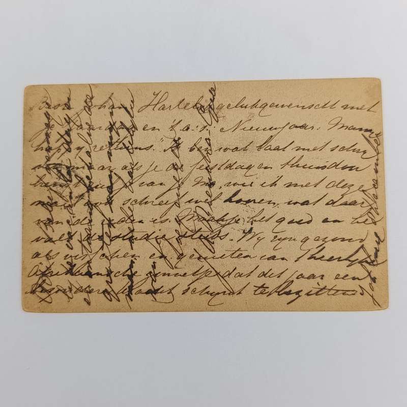 Transvaal Postcard from Johannesburg South Africa to Delft Holland redirected to Amsterdam Holland