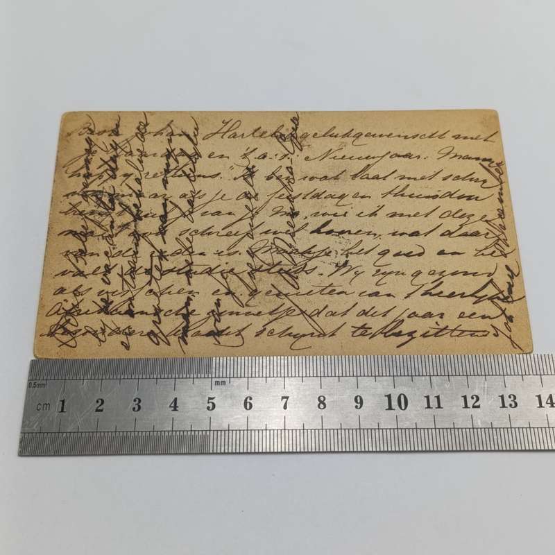 Transvaal Postcard from Johannesburg South Africa to Delft Holland redirected to Amsterdam Holland