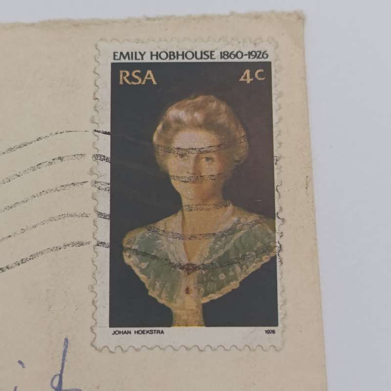 Postal Cover Worcester to Lady Grey - redirected to Ficksburg - with South African stamp