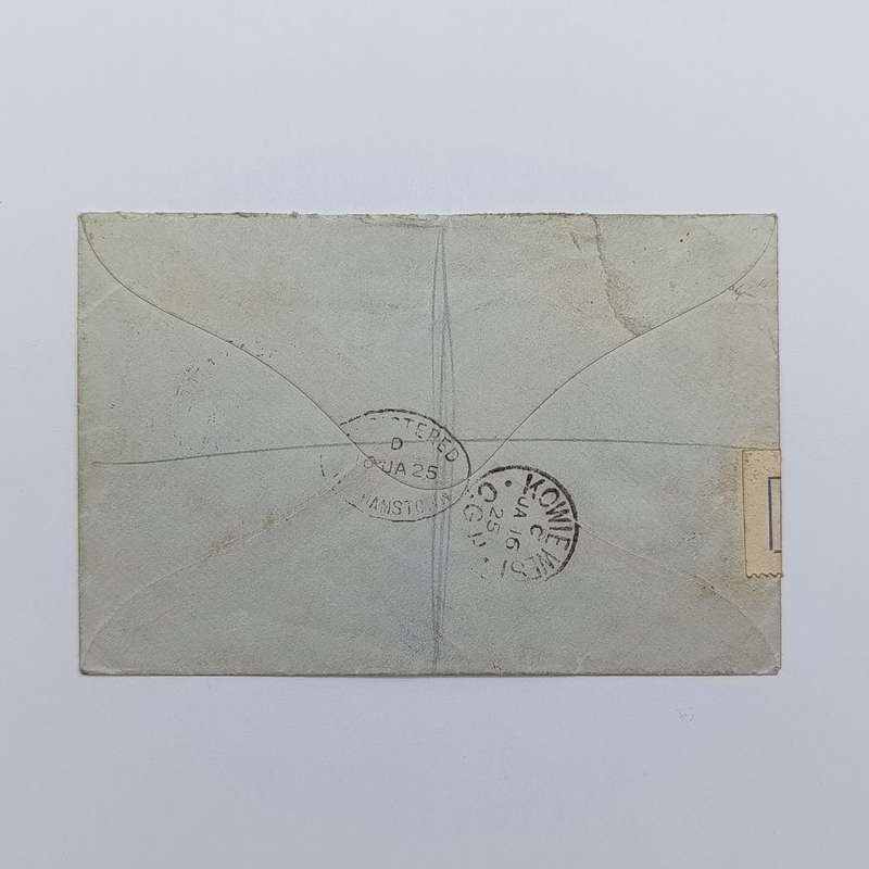 Postal History cover registered from Dar es Salaam, Tanzania to Grahamstown,South Africa
