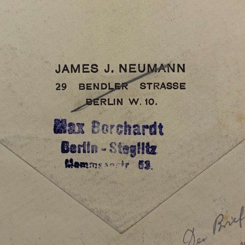 Flight Cover for the Zeppelin "Bodensee" from Berlin to Friedrichshafen on 7/11/1919