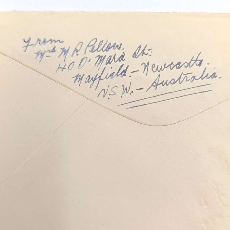 Australian Antarctic Air Mail cover to South Africa with Australian Antarctic stamps