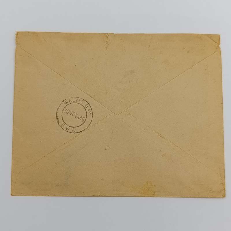 Registered postal cover from Walbrzych to Walvis Bay, SWA with 20Zt, 30Zt and 6Zt Polish stamps