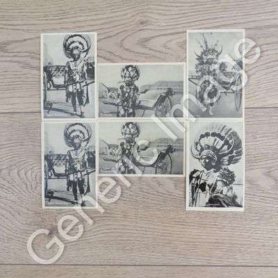 Packet of 6 Rickshaw Boys postcards in original packaging - sealed