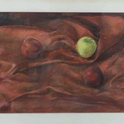 Anne Collins still life painting - Frame size: 58cm x 44.5cm - Art size: 45cm x 31.5cm