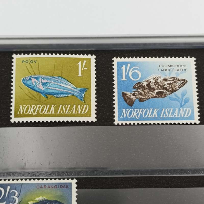 Set of 5 Norfolk Island stamps SG43 to SG48 - no SG46