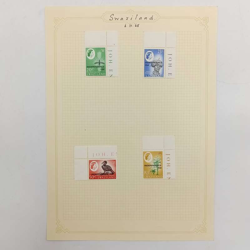 Swaziland Independence overprints set - 1968