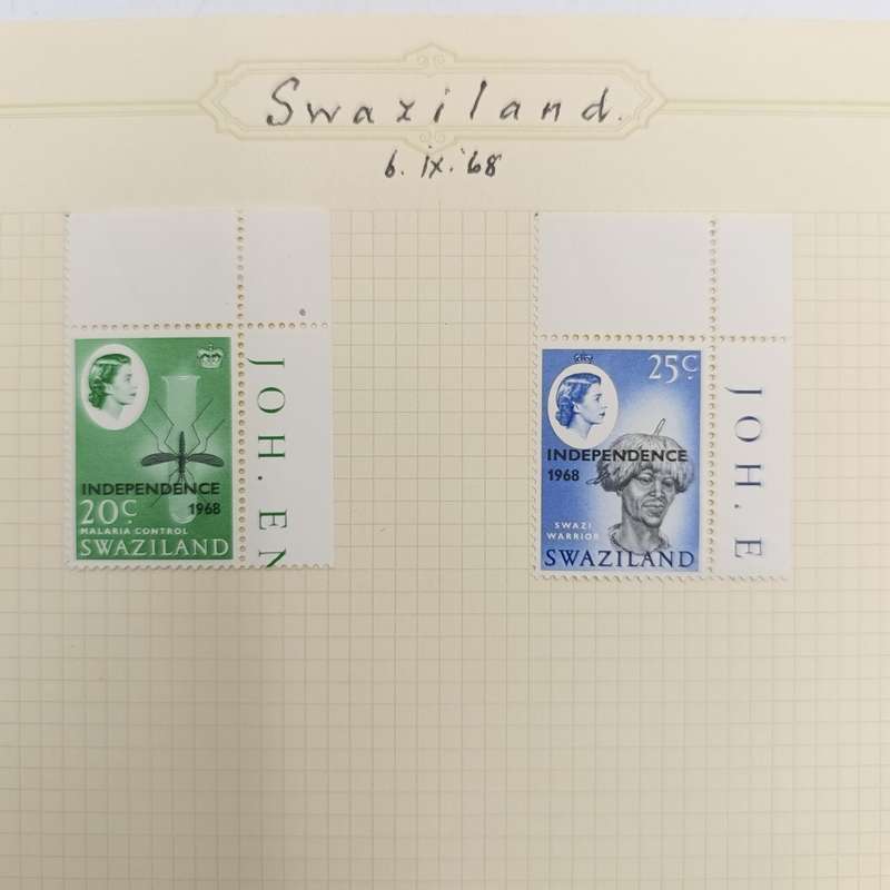 Swaziland Independence overprints set - 1968