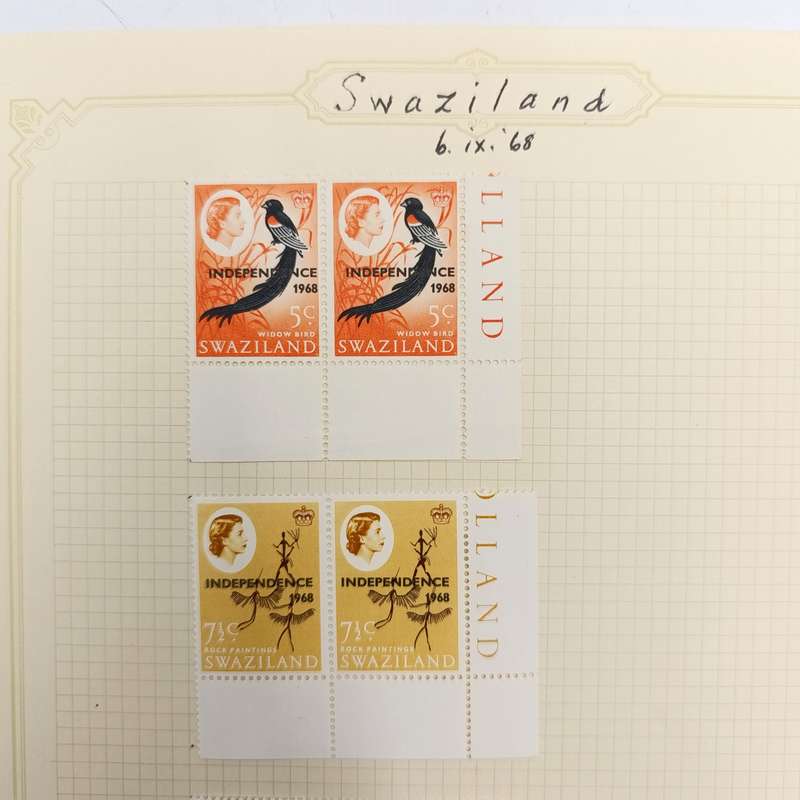 Swaziland Independence overprints set - 1968