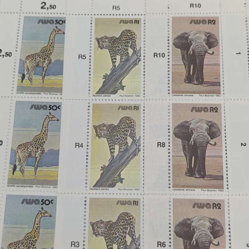 SWA  SACC 371-374  Set of full sheets mint  reprints