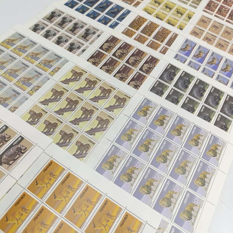 SWA SACC 358-374 Full page mint set - 3rd decimal definitive series