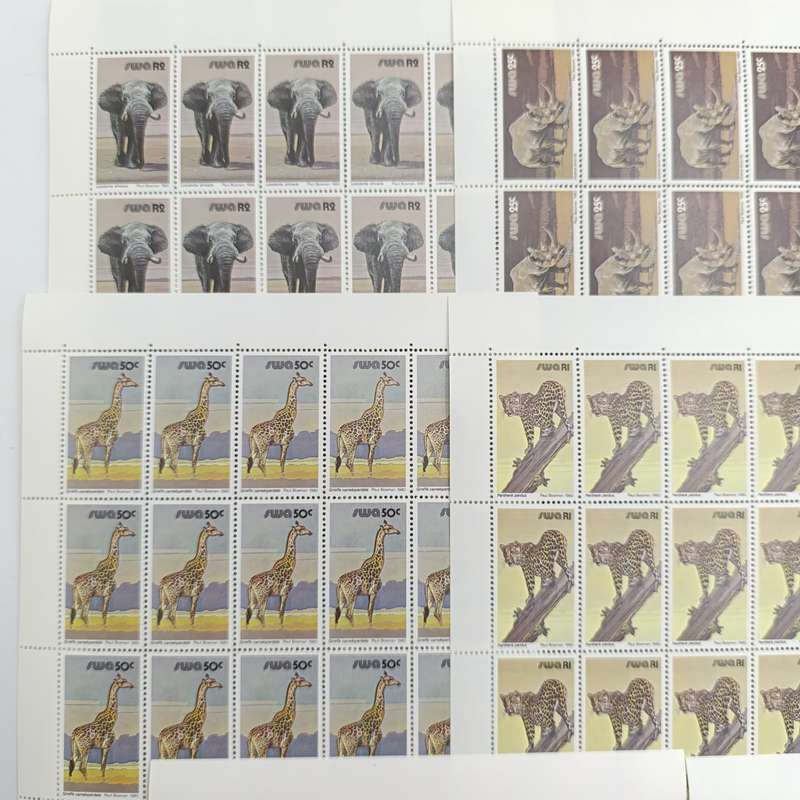 SWA SACC 358-374 Full page mint set - 3rd decimal definitive series