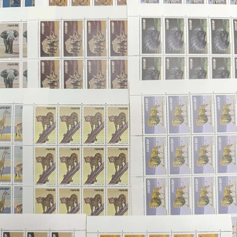SWA SACC 358-374 Full page mint set - 3rd decimal definitive series